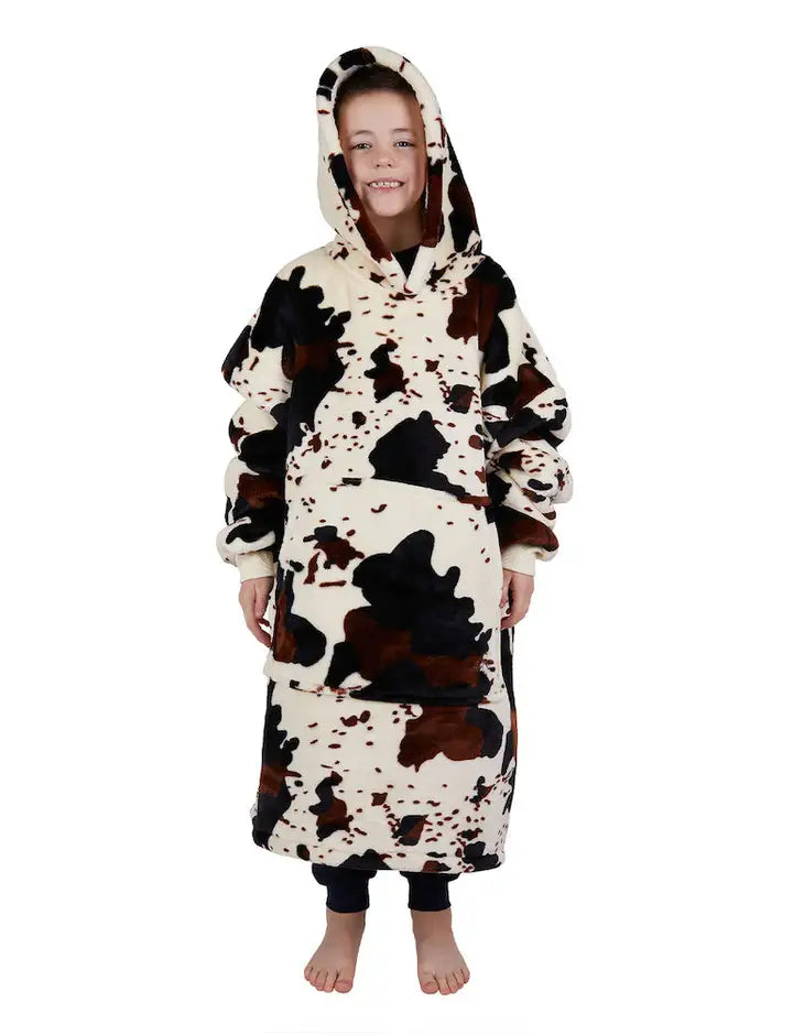 Pure Western Kids PW Cow Snuggle Hoodie - TheSquarePeg