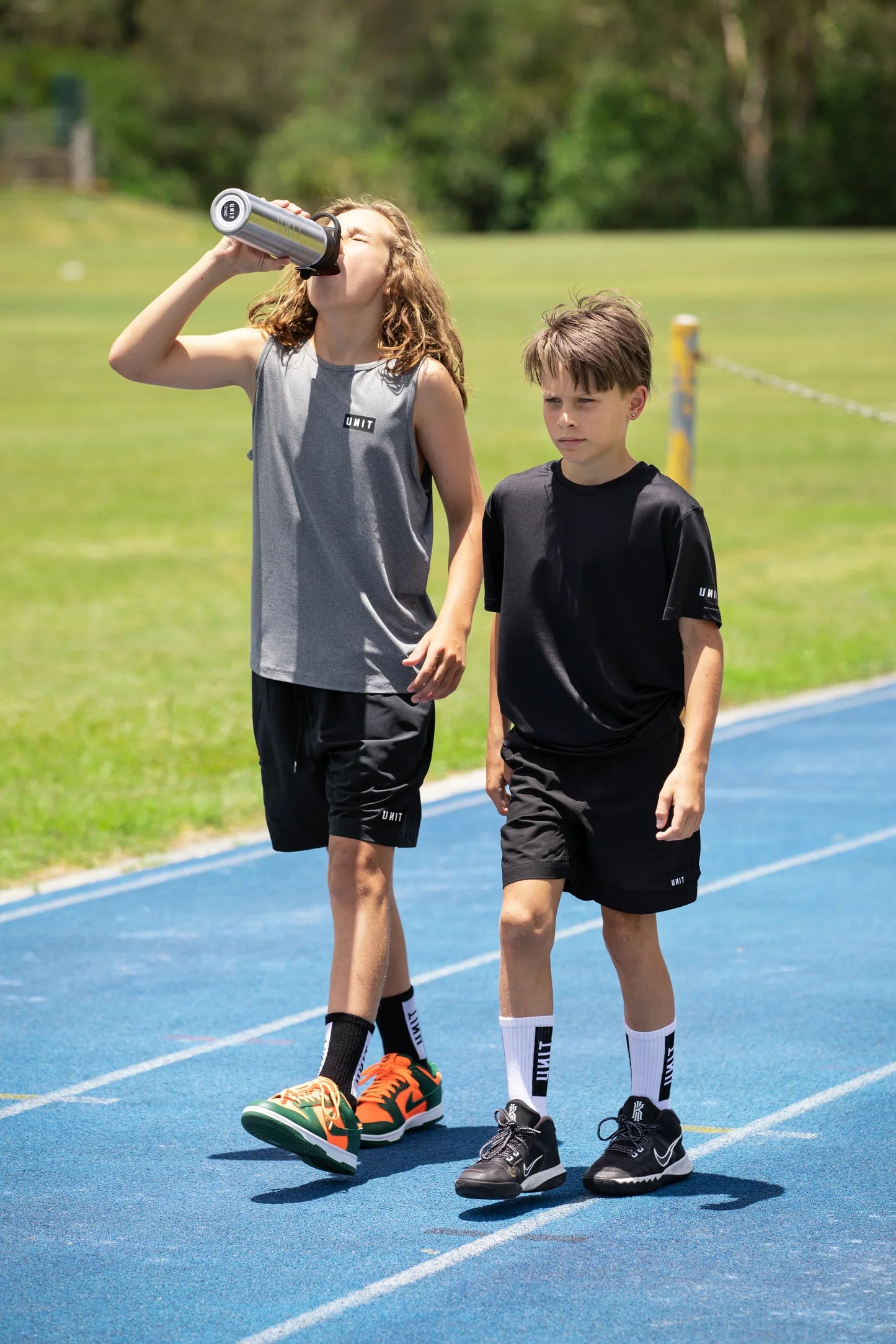 UNIT Youth Shorts - Elastic - Block