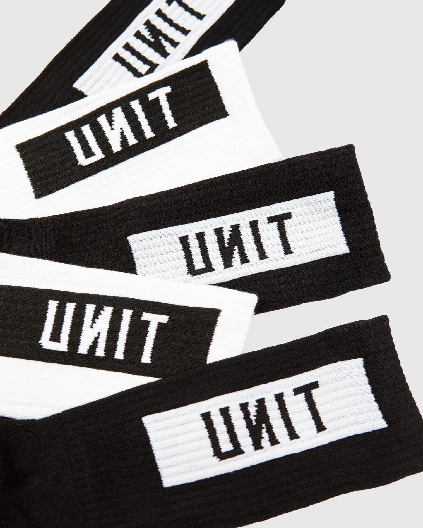 Unit Youth Socks - Bamboo 5 Pack Hi Lux Fixed