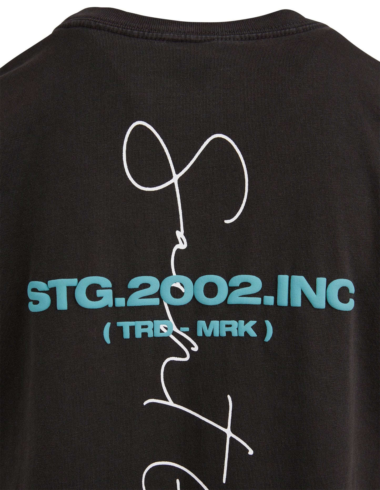 St. Goliath High Rise Tee Washed Black - TheSquarePeg