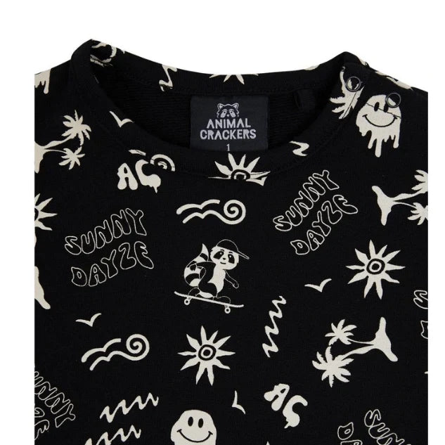 Animal Cracker Midnight Sun Tee Baby