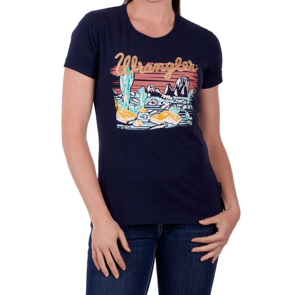Wrangler Womens Quinn SS Tee - TheSquarePeg