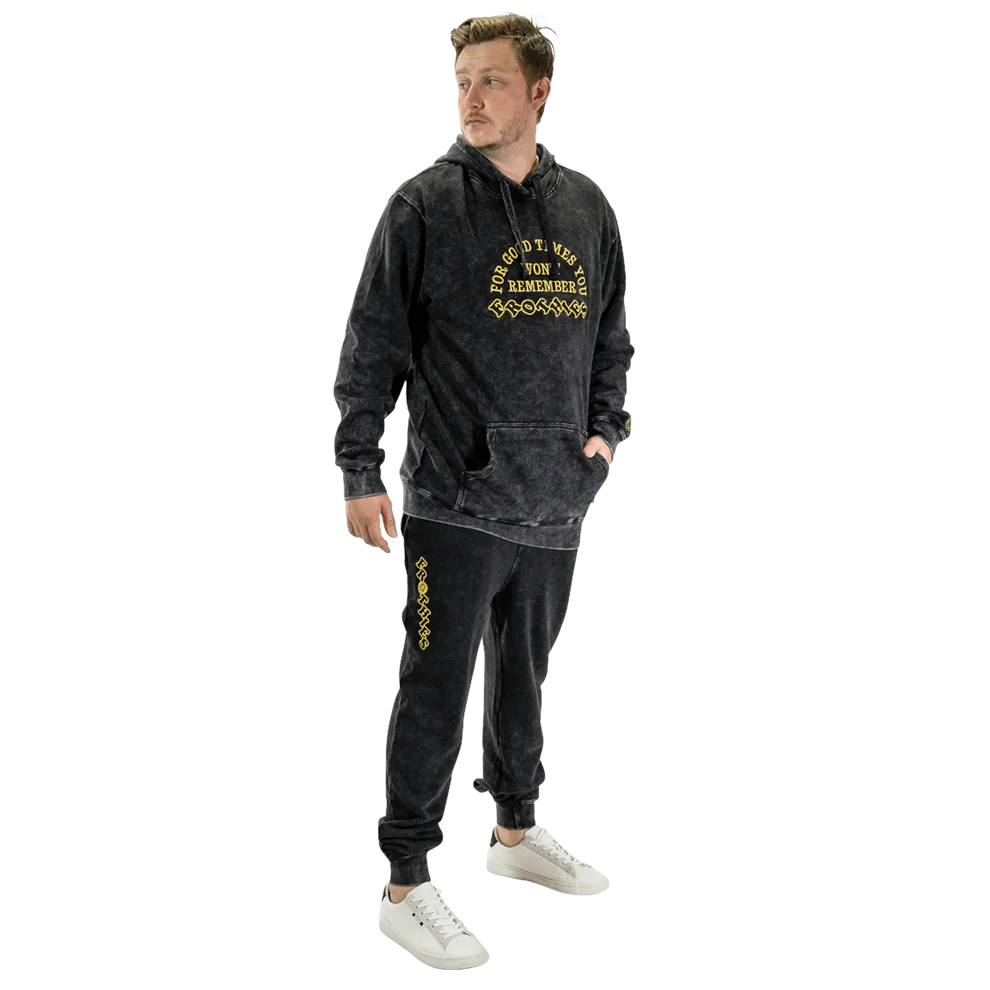 AB Good Times Gym Fleece Hoodie Black S