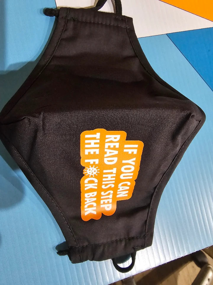 AB Step the F Back Mask