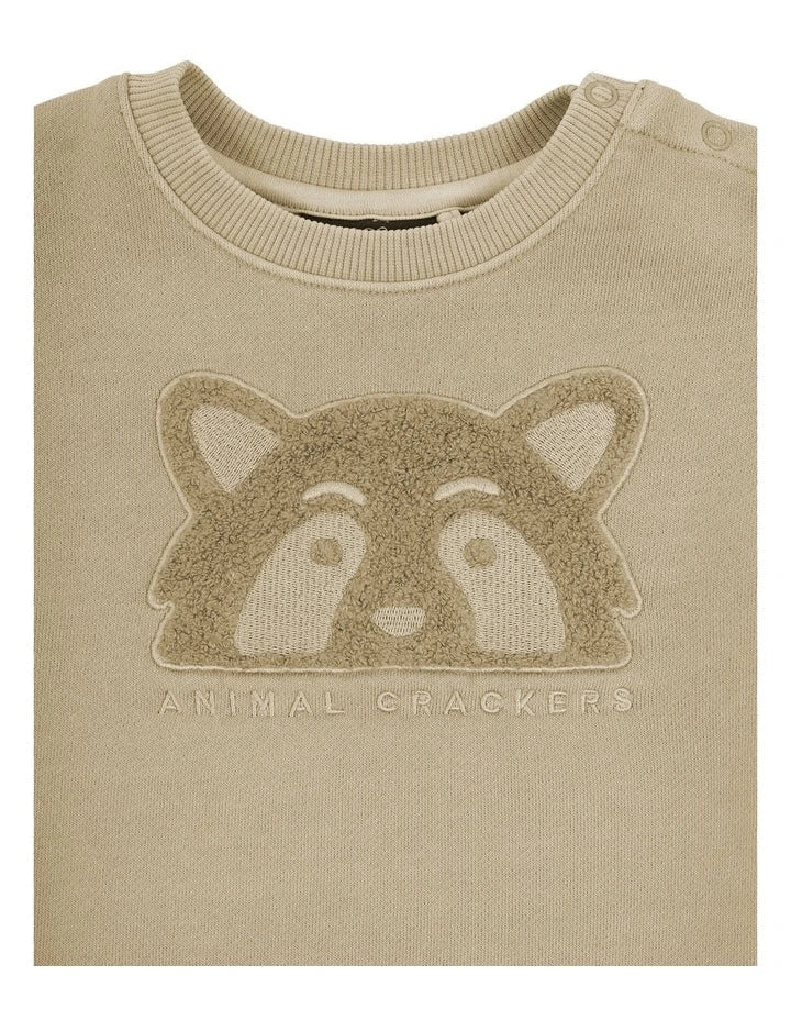 Animal Crackers Raffael Crew Tan Baby Size 0