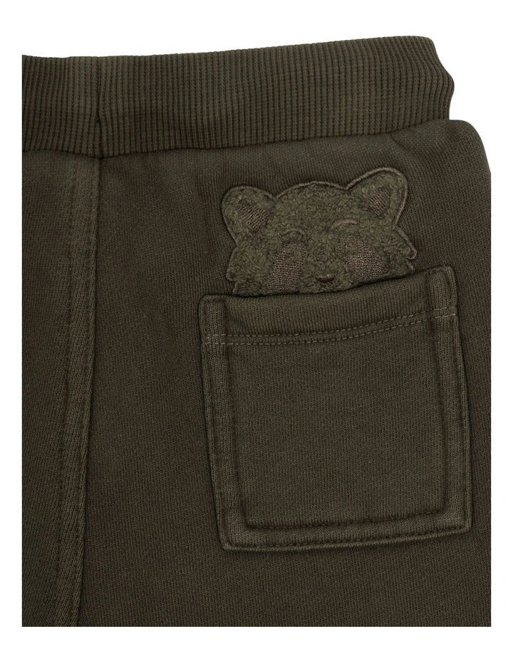 Animal Crackers Raffael Pant Khaki Baby - TheSquarePeg