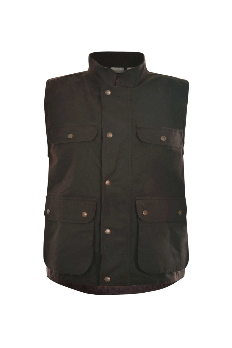 Thomas Cook Hi Country Oilskin Sherpa Vest Size XL