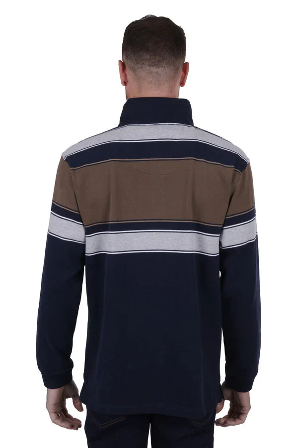 Thomas Cook Mens Jason 1/4 Zip Rugby Sml