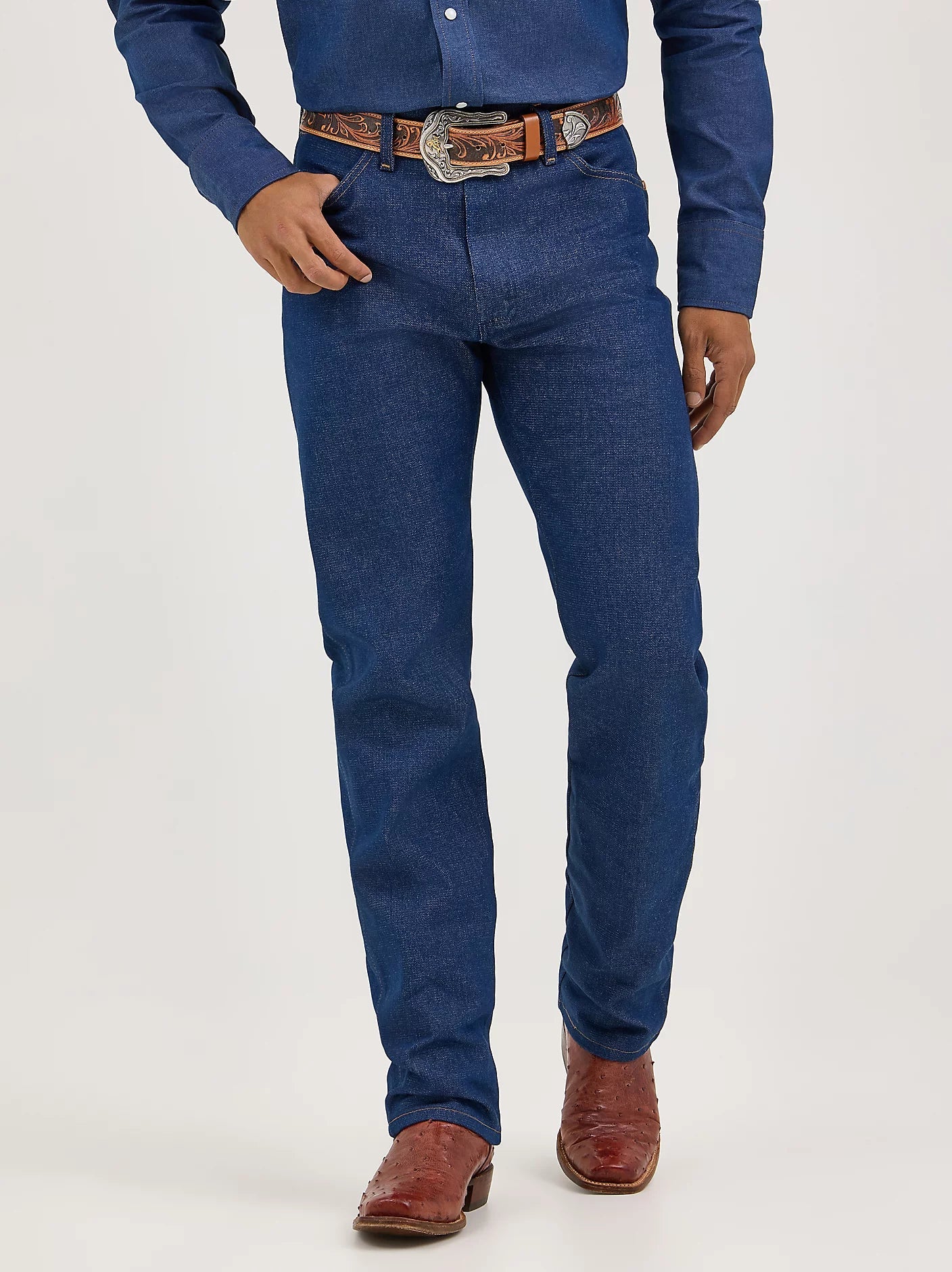 Wrangler MENS COWBOY CUT ORIGINAL JEAN - 34 inch Leg
