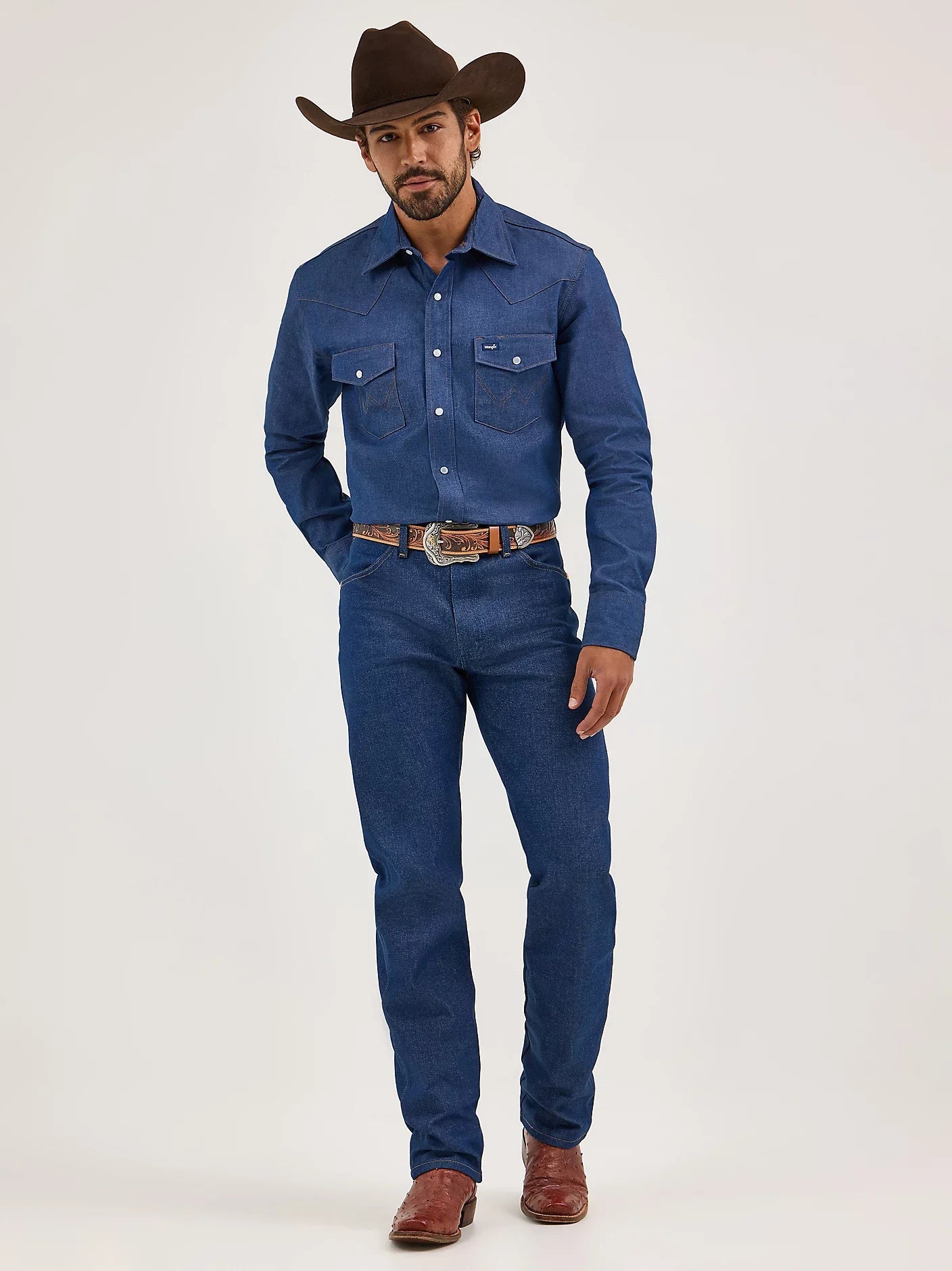 Wrangler MENS COWBOY CUT ORIGINAL JEAN - 34 inch Leg