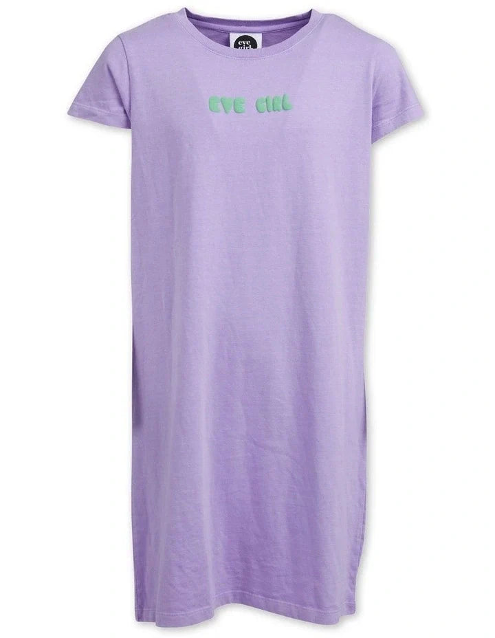 EVE GIRL MALIBU TEE DRESS LAVENDER SIZE 3 - TheSquarePeg