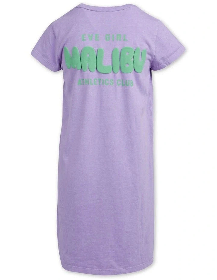 EVE GIRL MALIBU TEE DRESS LAVENDER SIZE 3 - TheSquarePeg
