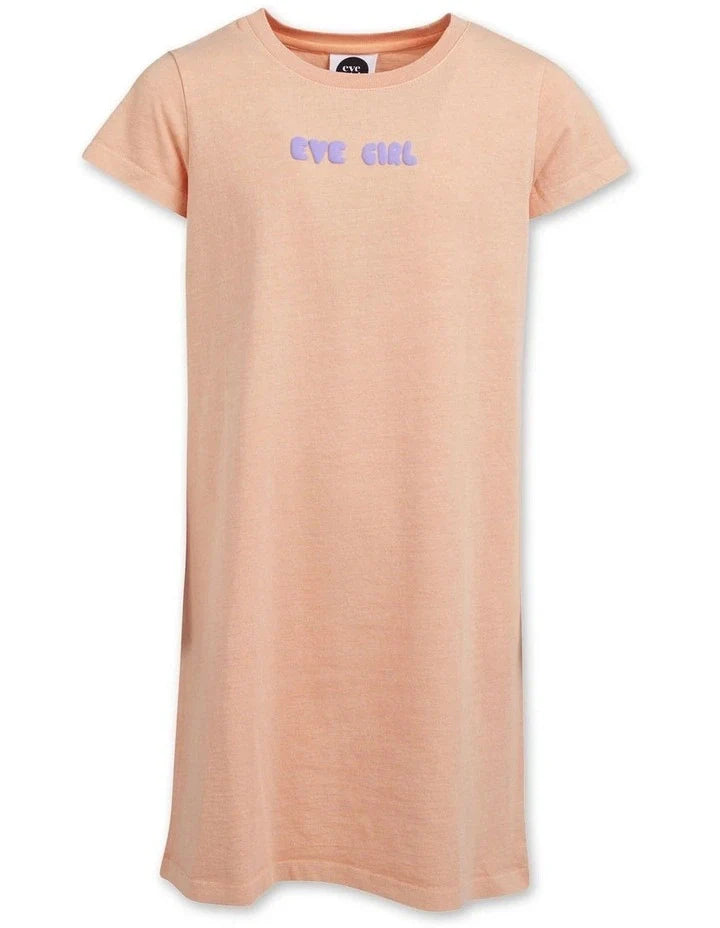 Eve Girl Malibu Tee Dress Melon