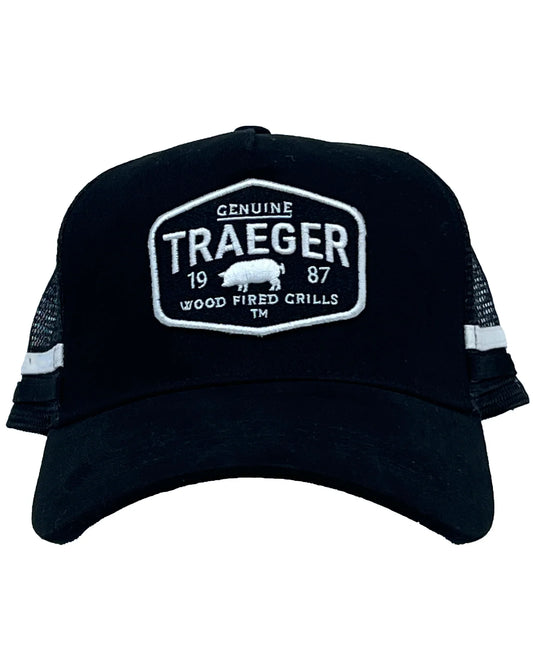 Traeger Trading Post Trucker Hat Black/White - TheSquarePeg