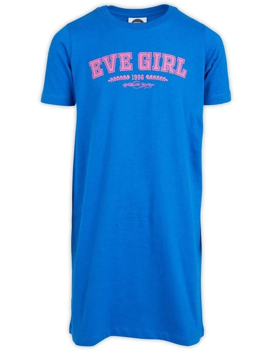 Eve Girl Academy Tee Dress Blue Girls - TheSquarePeg