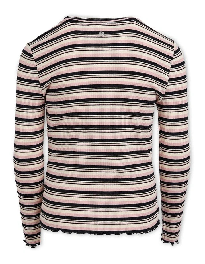Eve Girl Flora LS Rib Tee