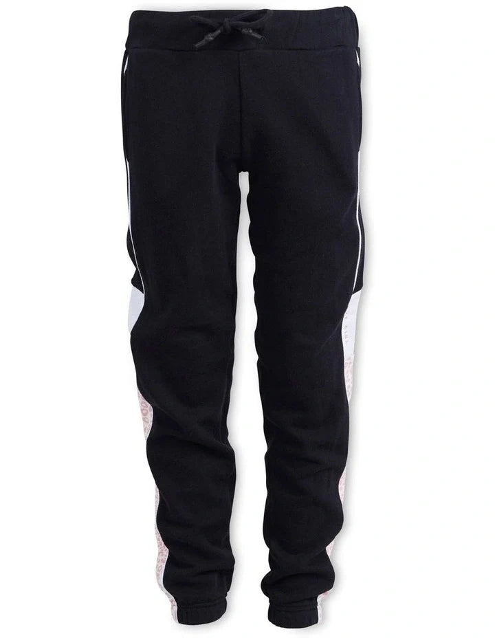 Eve Girl Base Trackpant Black - TheSquarePeg