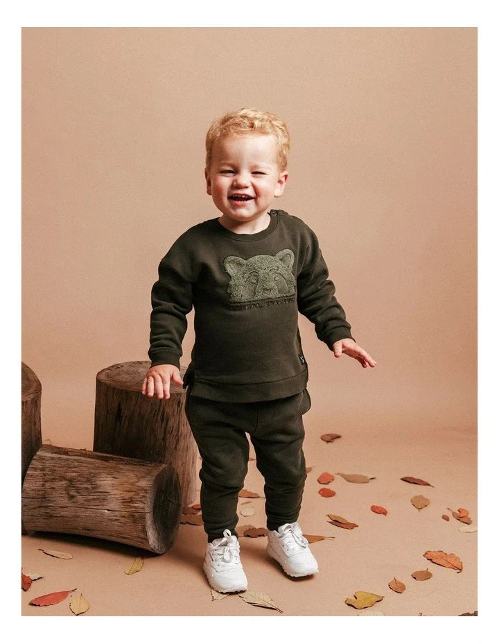 Animal Crackers Raffael Crew Khaki Baby Size 0