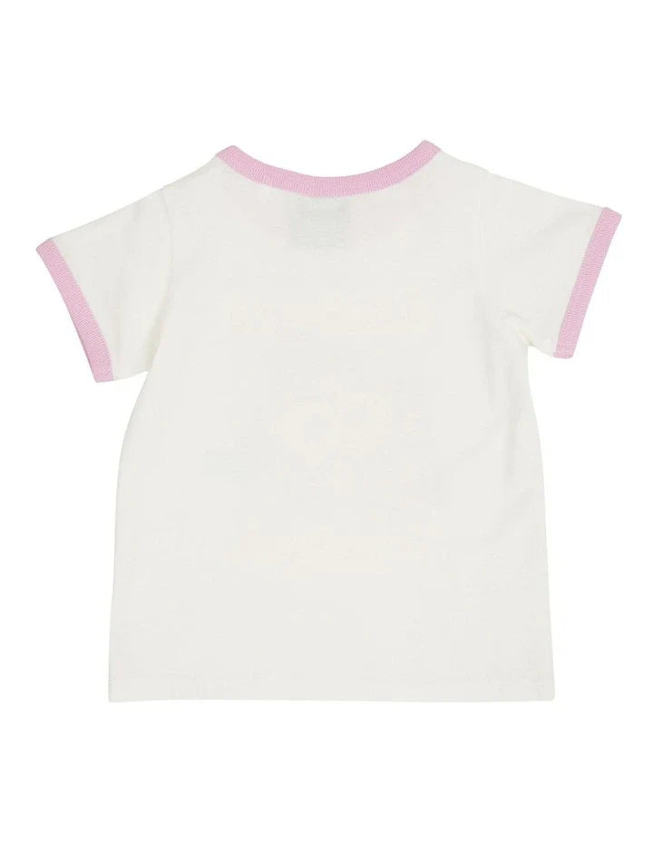 Animal Crackers Cherry Check Tee Girls