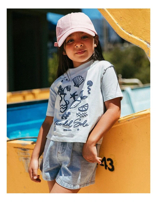 Eve Girl Luce Del Sole Tee Blue