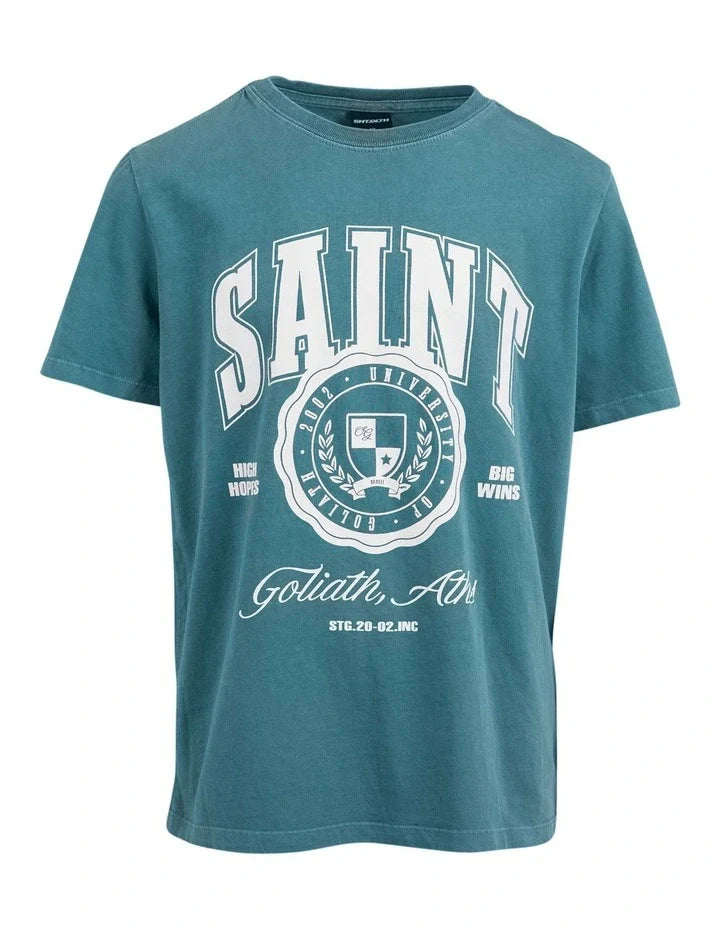 St. Goliath Princeton Tee Green - TheSquarePeg