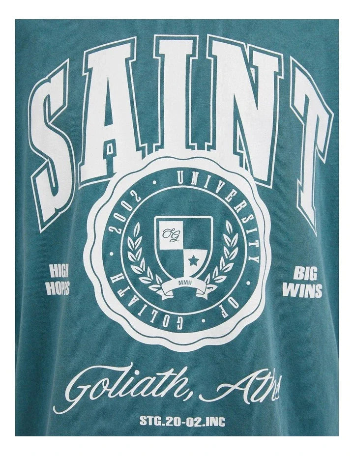 St. Goliath Princeton Tee Green - TheSquarePeg