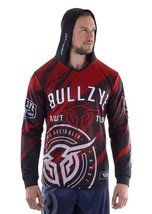 Bullzye Mens Interval L/S Hooded Tee - TheSquarePeg