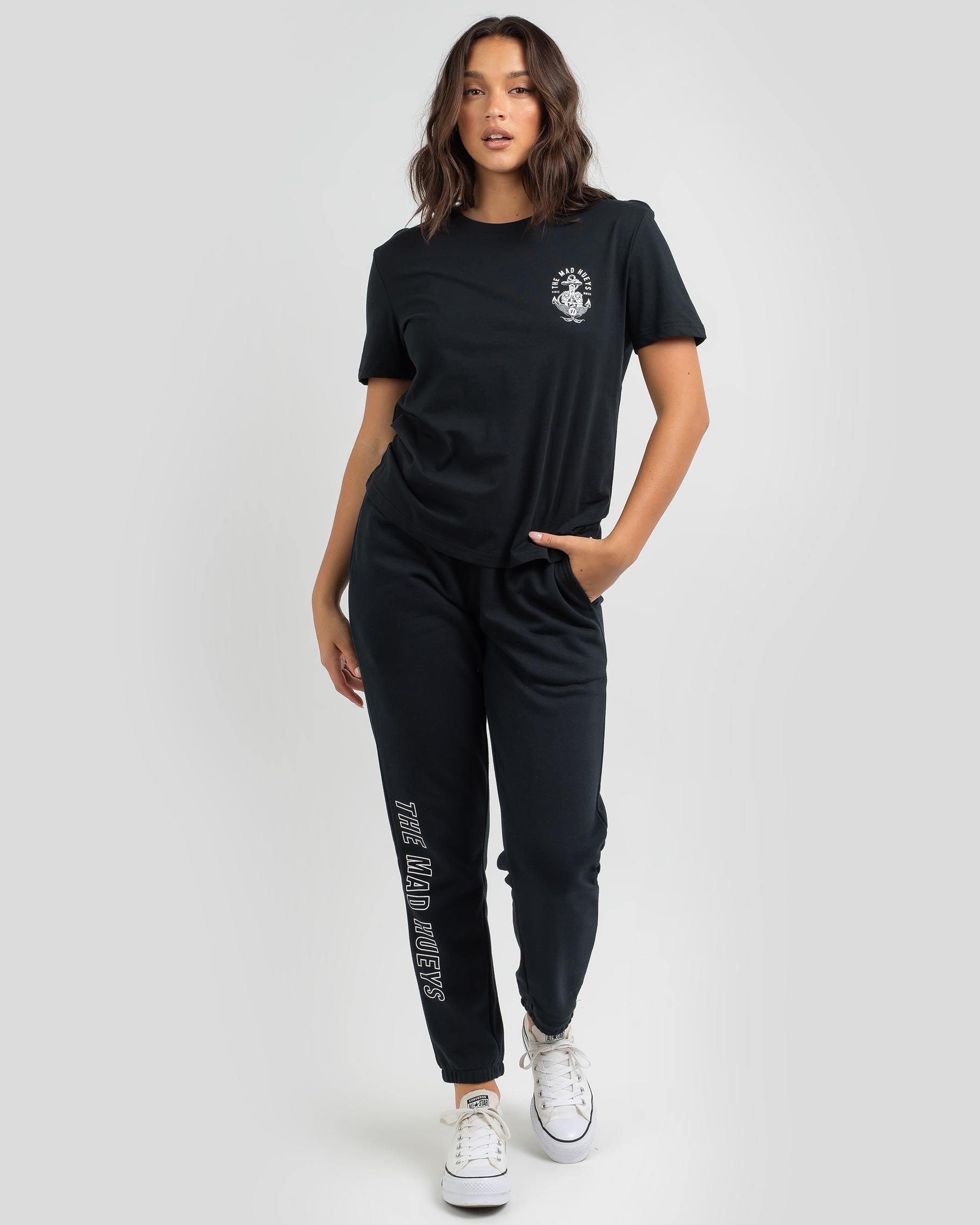 The Mad Hueys - TROUBLE IN PARADISE- WOMENS SS TEE - Size L - TheSquarePeg
