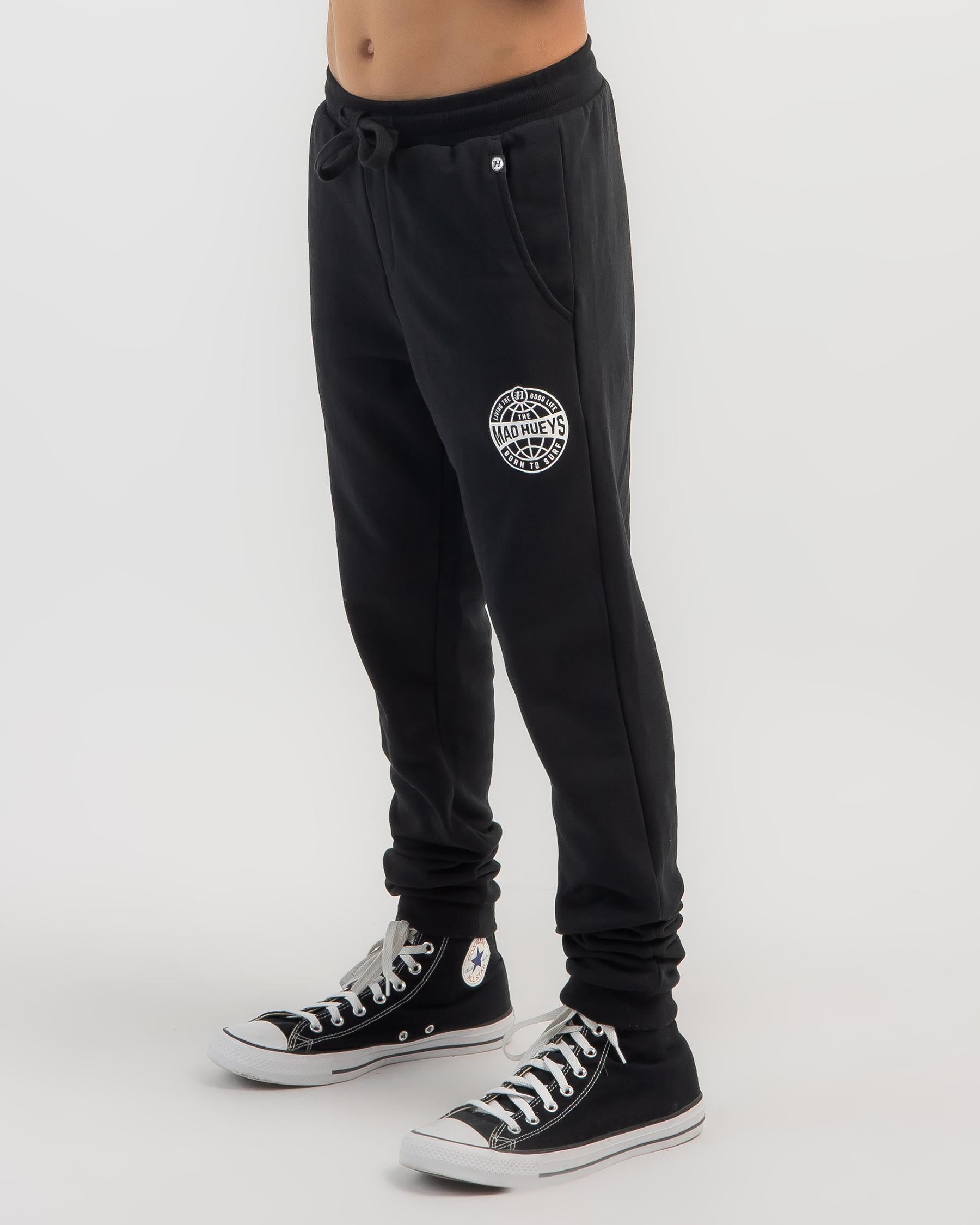 THE MAD HUEYS- GLOBAL TRACKPANTS - TheSquarePeg