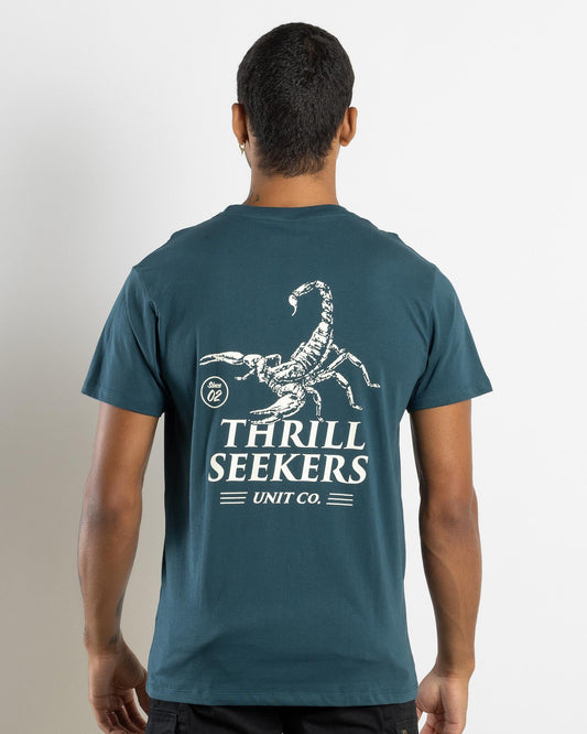 UNIT Unisex Tee - Scorpion Teal