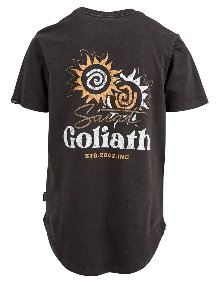 St. Goliath Solar Tee Washed Black - TheSquarePeg