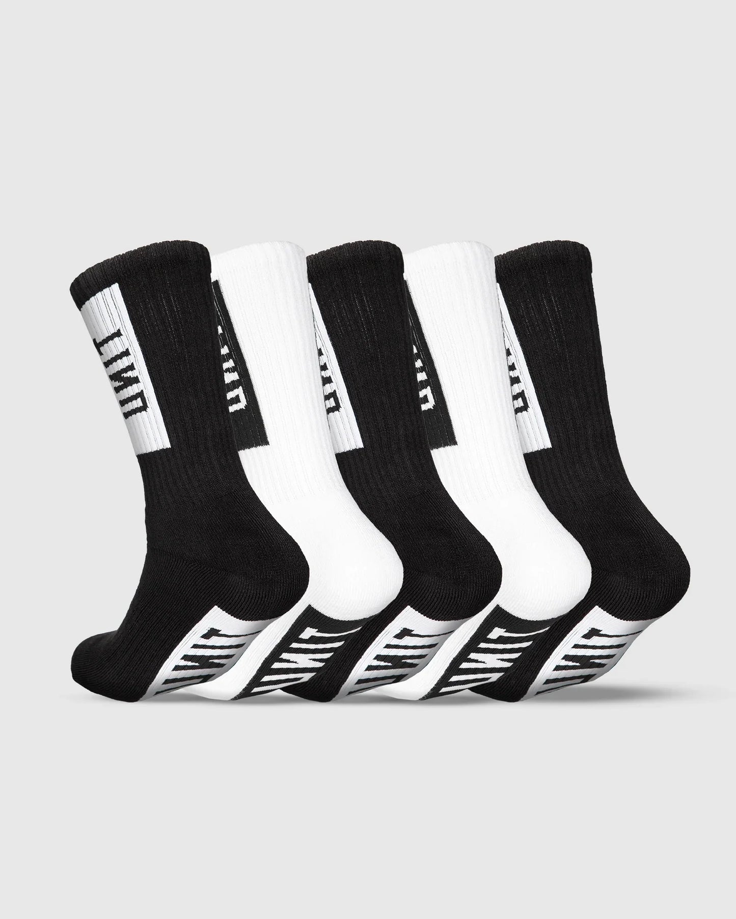 Unit Youth Socks - Bamboo 5 Pack Hi Lux Fixed