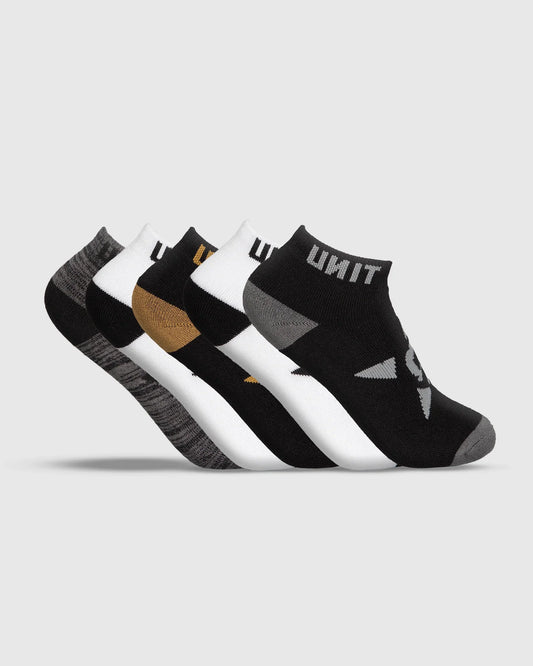 UNIT Mens Socks - Bamboo 5pk Lo-Lux - Vital