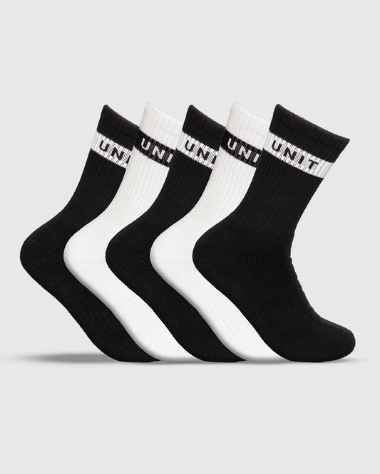 UNIT Ladies Socks - 5pk Bamboo Hi-Lux - Wander