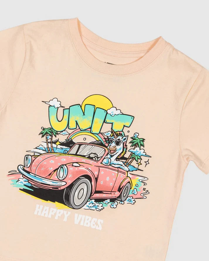 UNIT- HAPPY VIBES- KIDS TEE - TheSquarePeg
