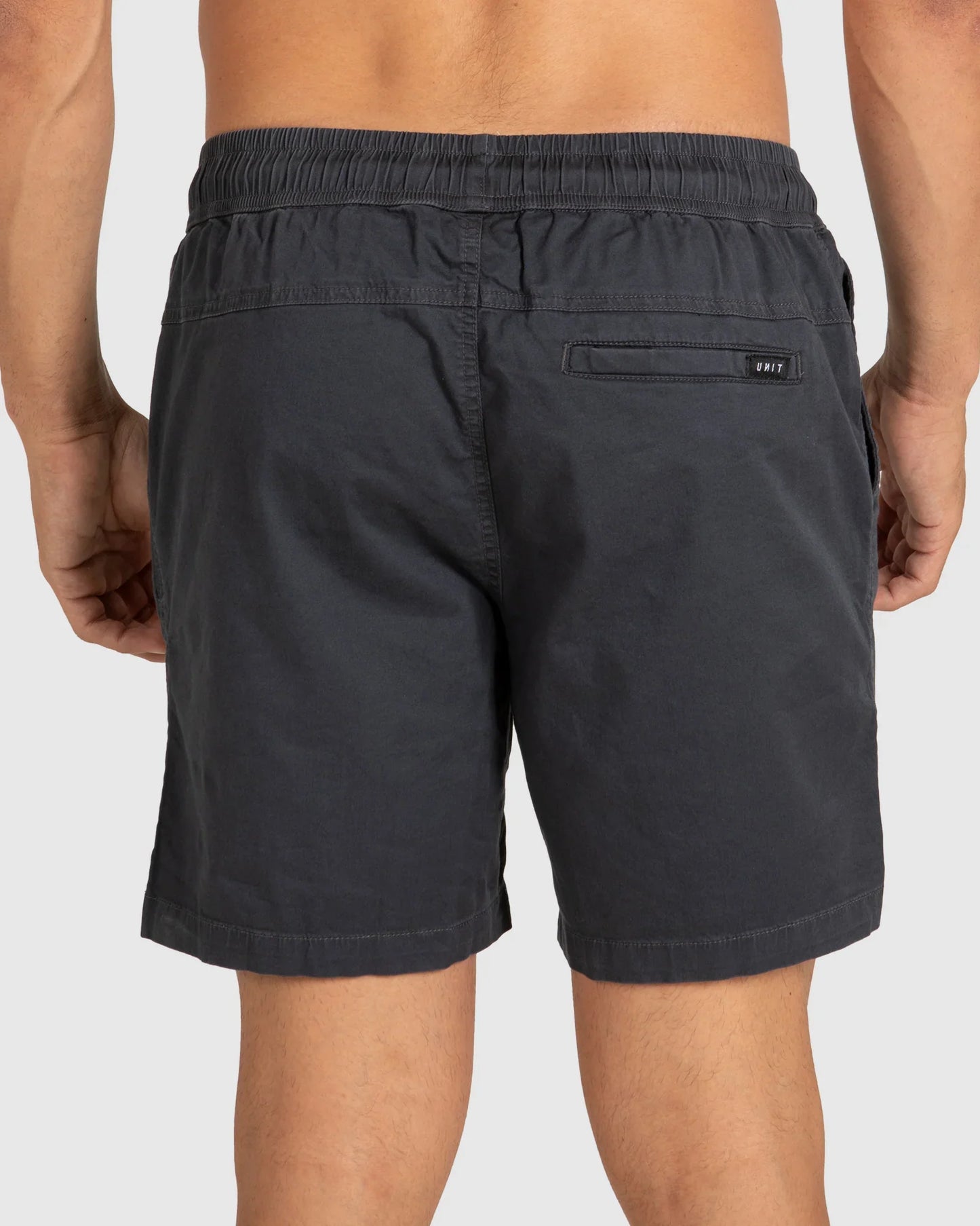 UNIT Mens Shorts - Stone Black Sml