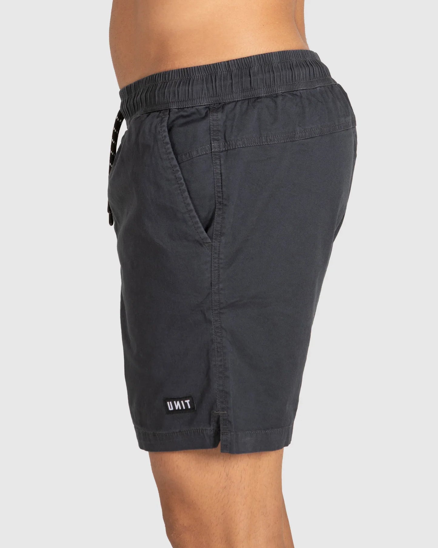 UNIT Mens Shorts - Stone Black Sml