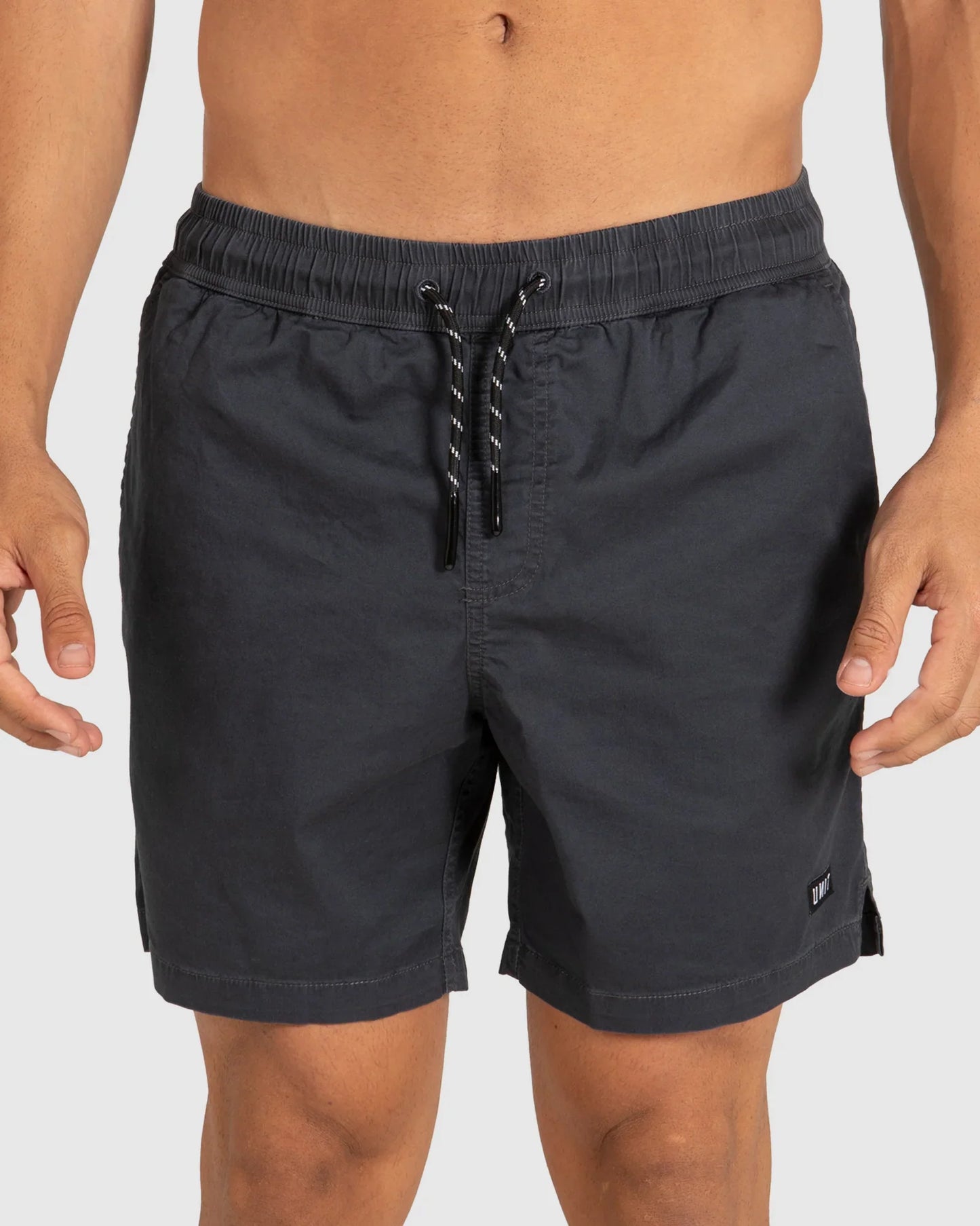 UNIT Mens Shorts - Stone Black Sml