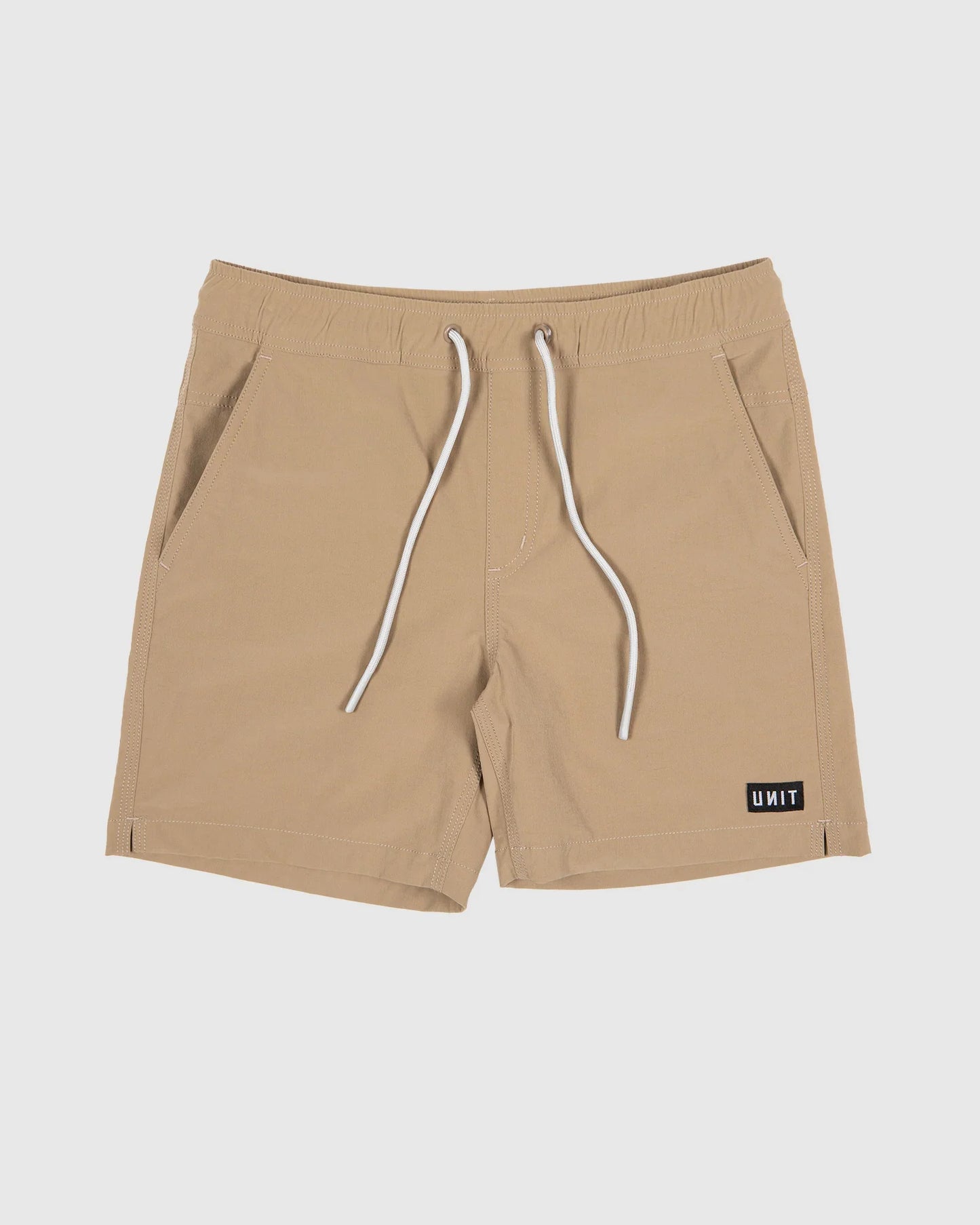 UNIT Youth Shorts - Elastic - Block Khaki