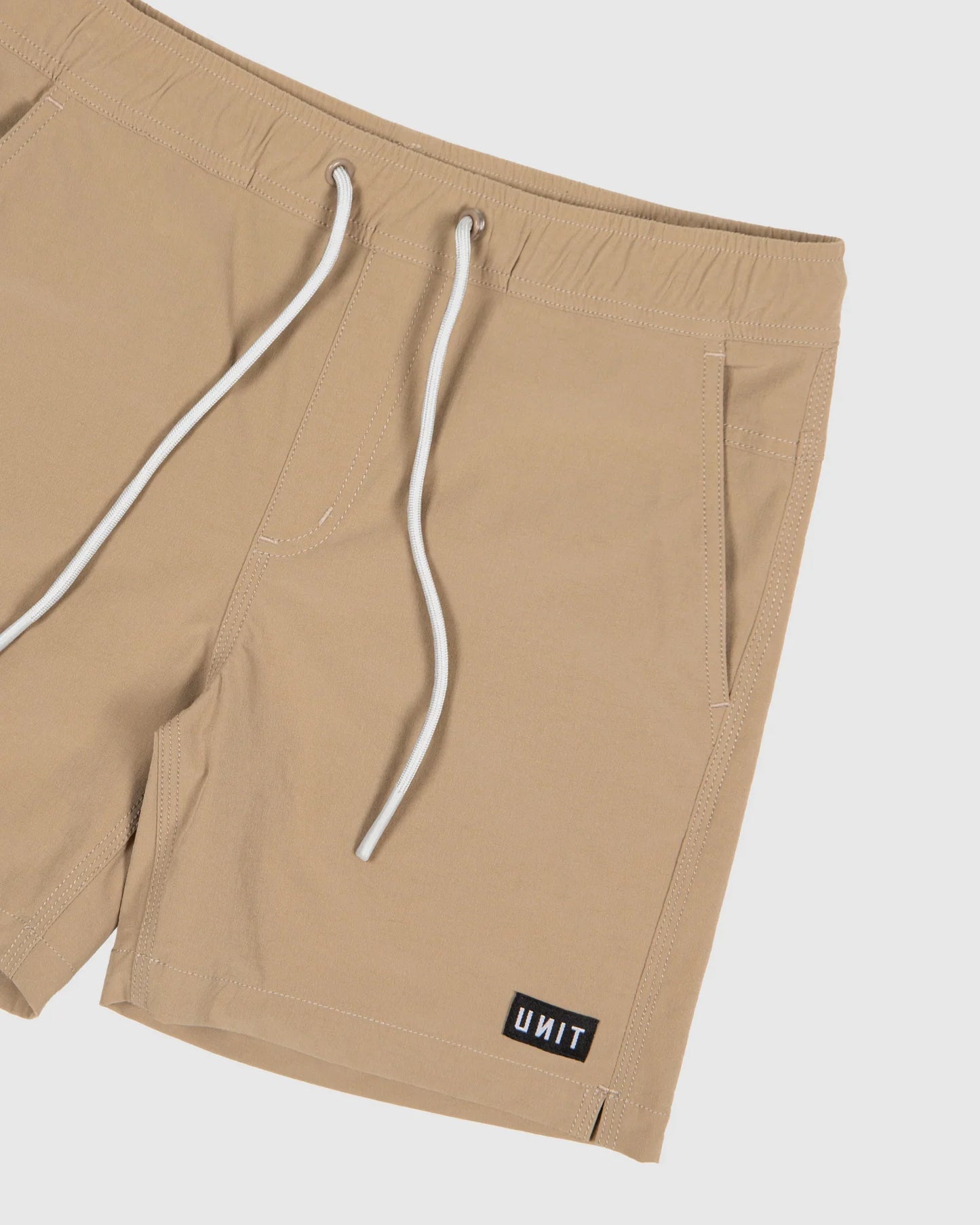 UNIT Youth Shorts - Elastic - Block Khaki