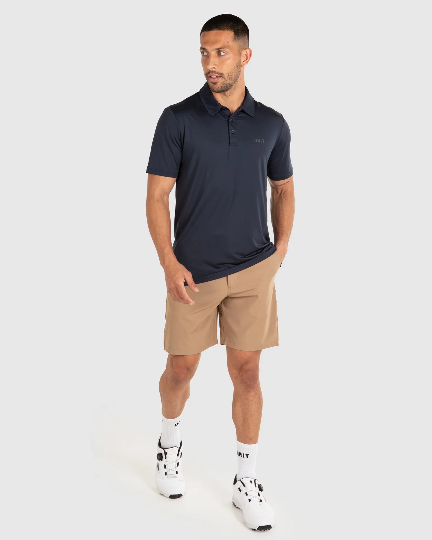 UNIT Mens Polo - Pro Flex Navy