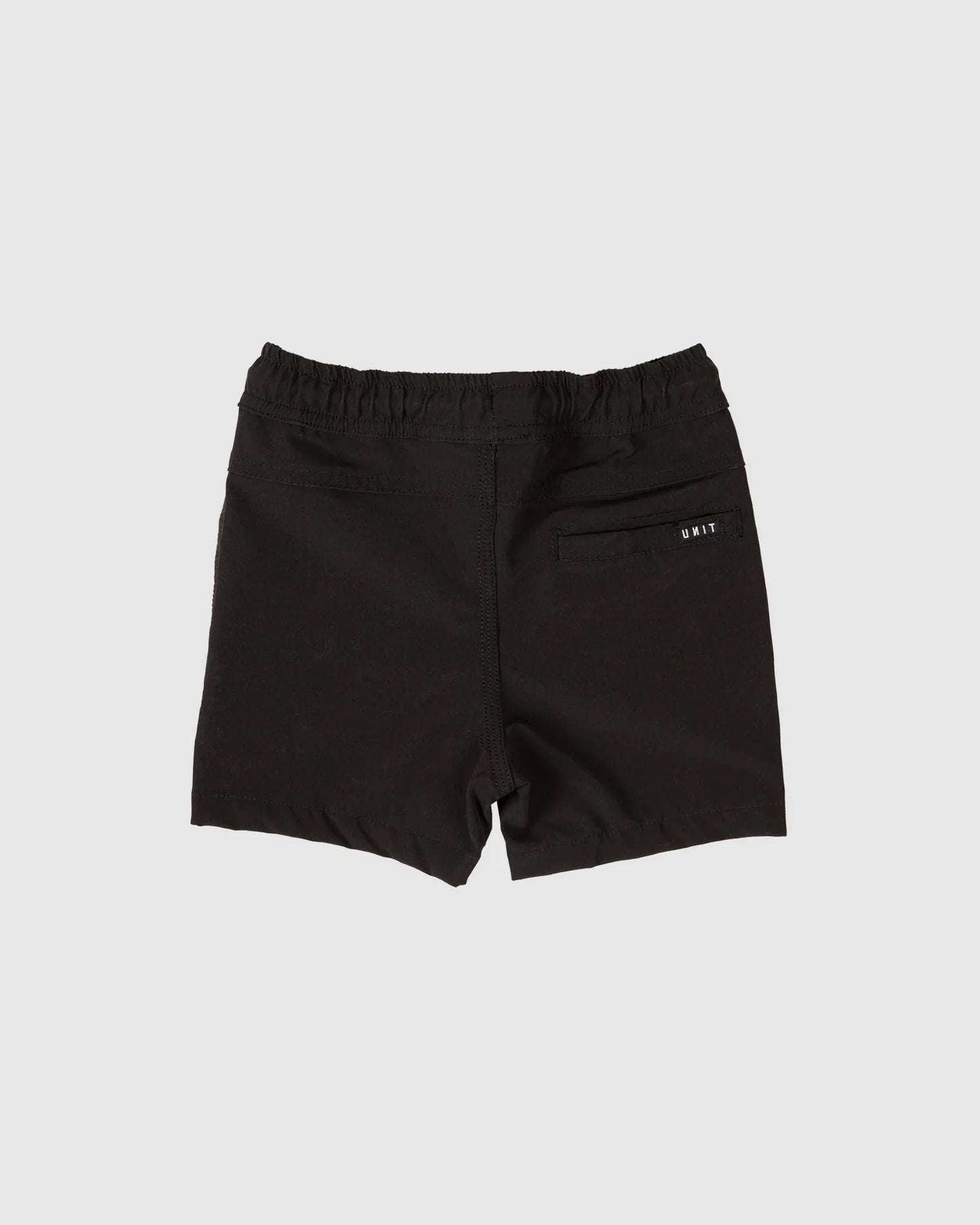 Unit Kids Shorts - Block Black - TheSquarePeg