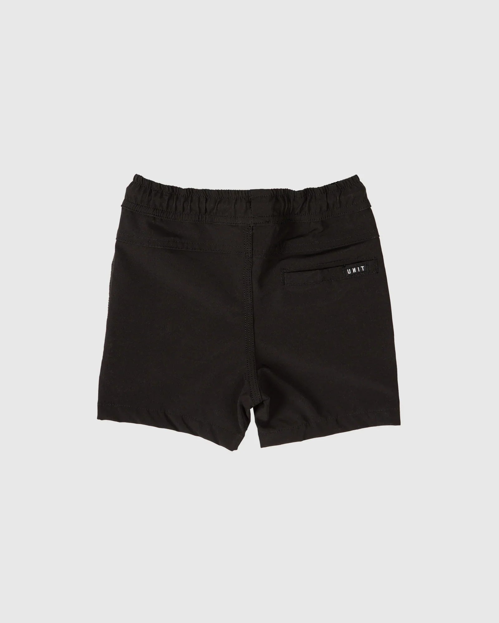 Unit Kids Shorts - Block Black - TheSquarePeg
