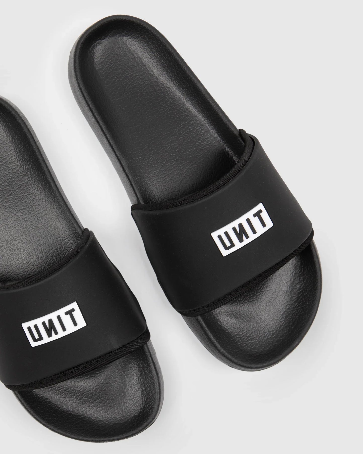 Unit Mens Slides - Stack Black Mens 8