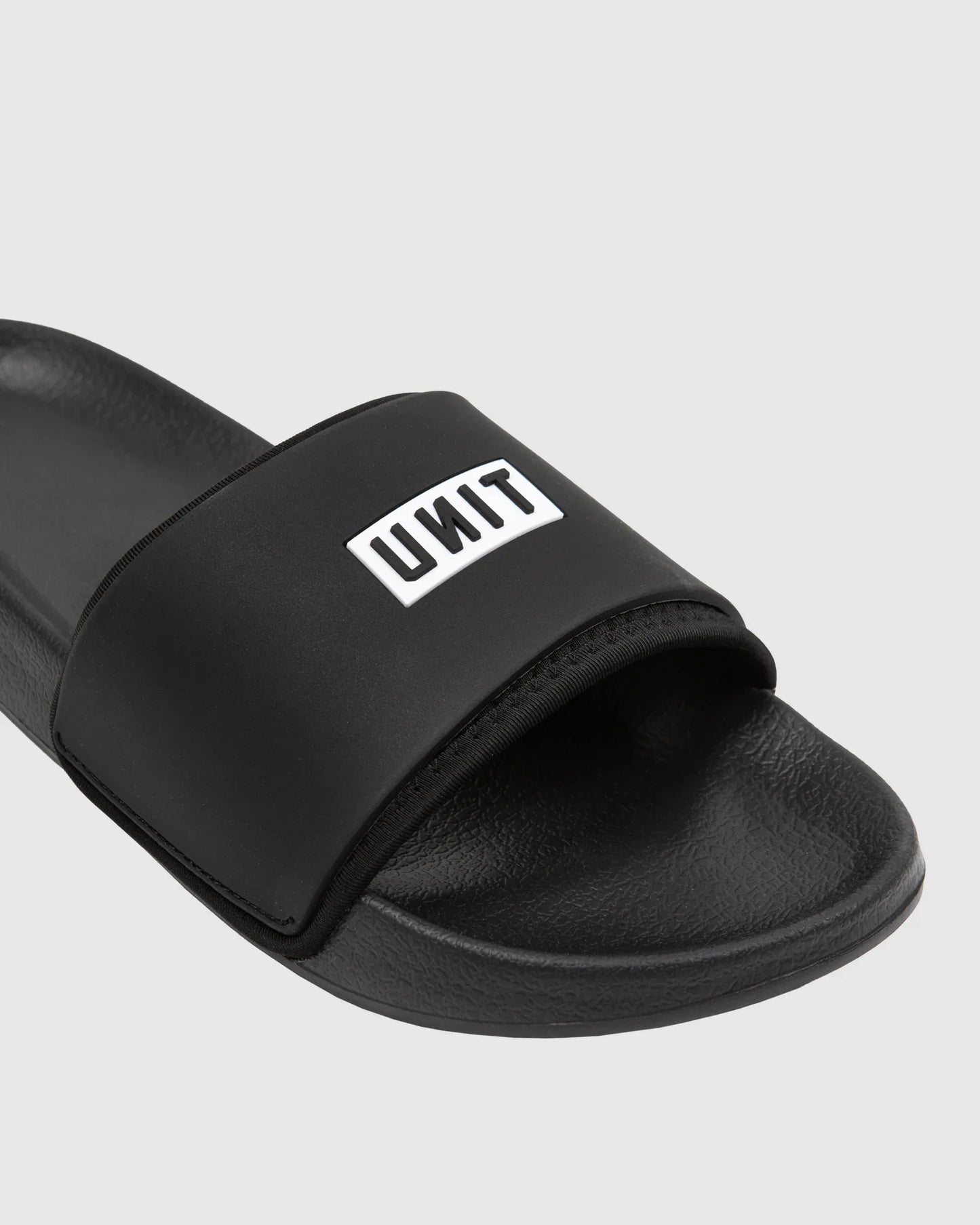 Unit Mens Slides - Stack Black Mens 8