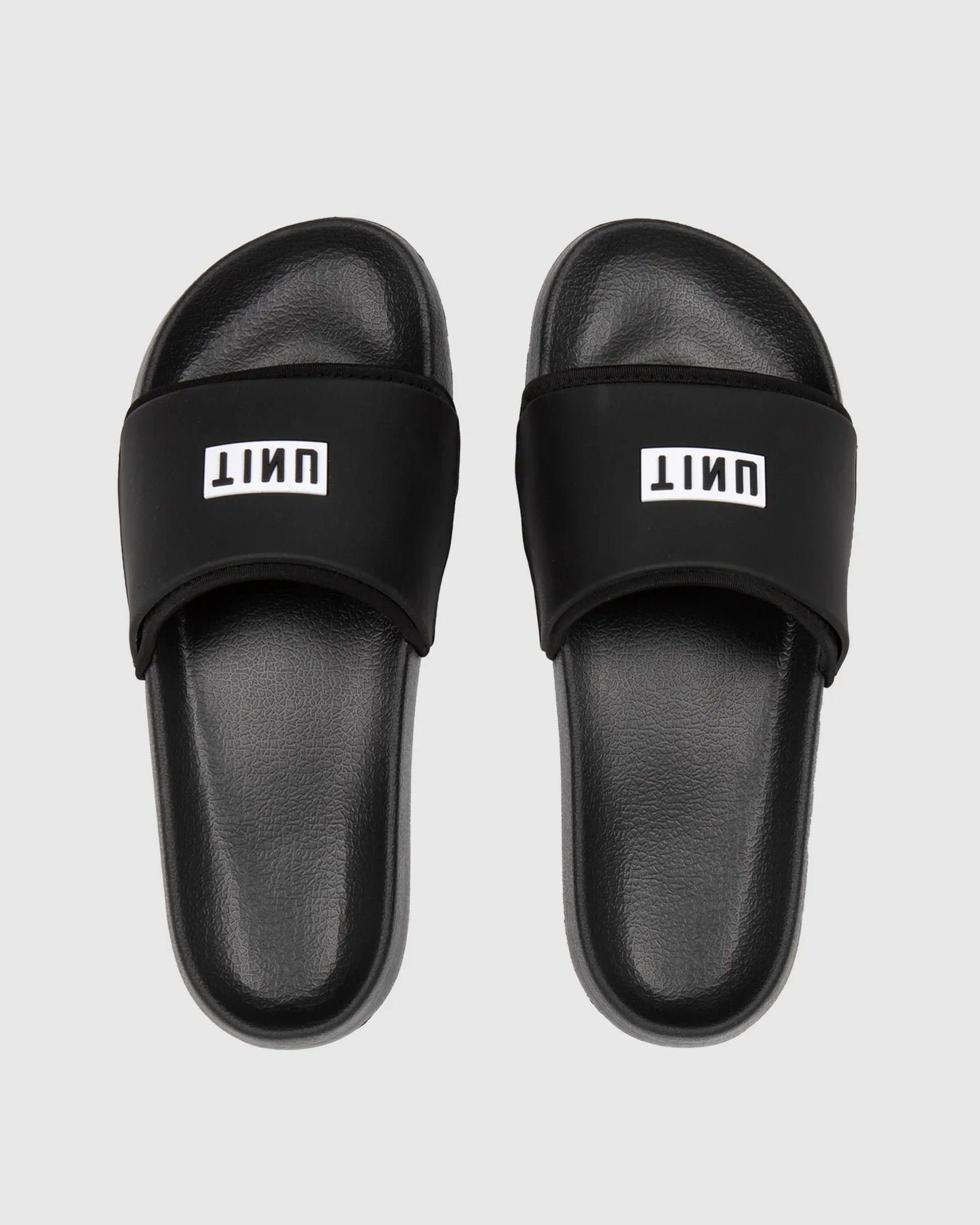 Unit Mens Slides - Stack Black Mens 8