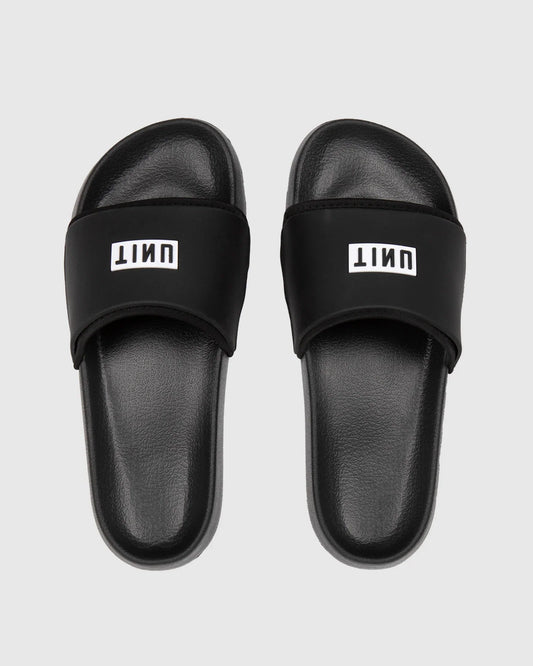 Unit Mens Slides - Stack Black Mens 8