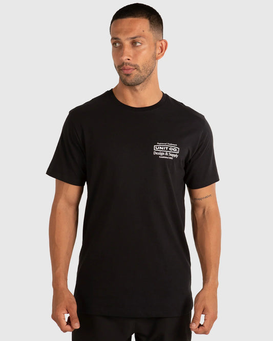 UNIT Mens Tee - Outlook Black Sml