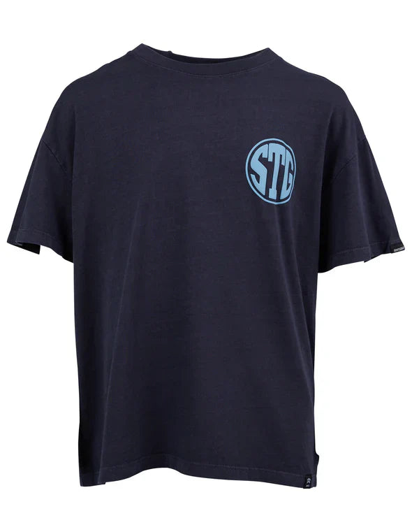 St. Goliath STG Tee Navy - TheSquarePeg