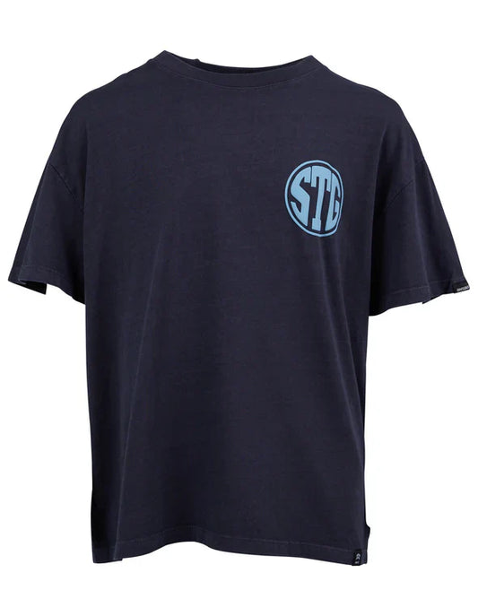 St. Goliath STG Tee Navy - TheSquarePeg